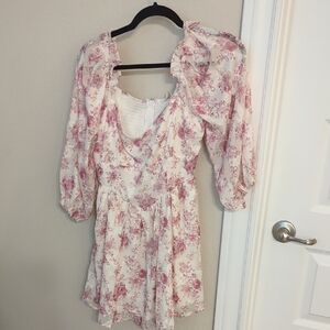 Altar'd State Pink Floral Tunic Top